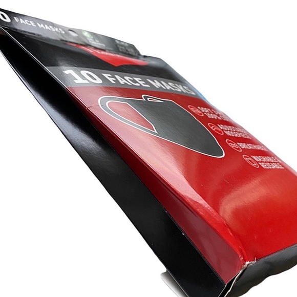 Hanes 1 Pack Washable Reusable Cotton Face Masks, 10pcs Face Mask in each pack. - Picture 2 of 6